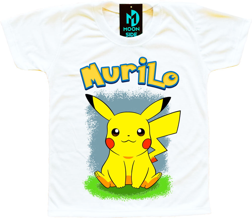 Camiseta Pikachu personalizada