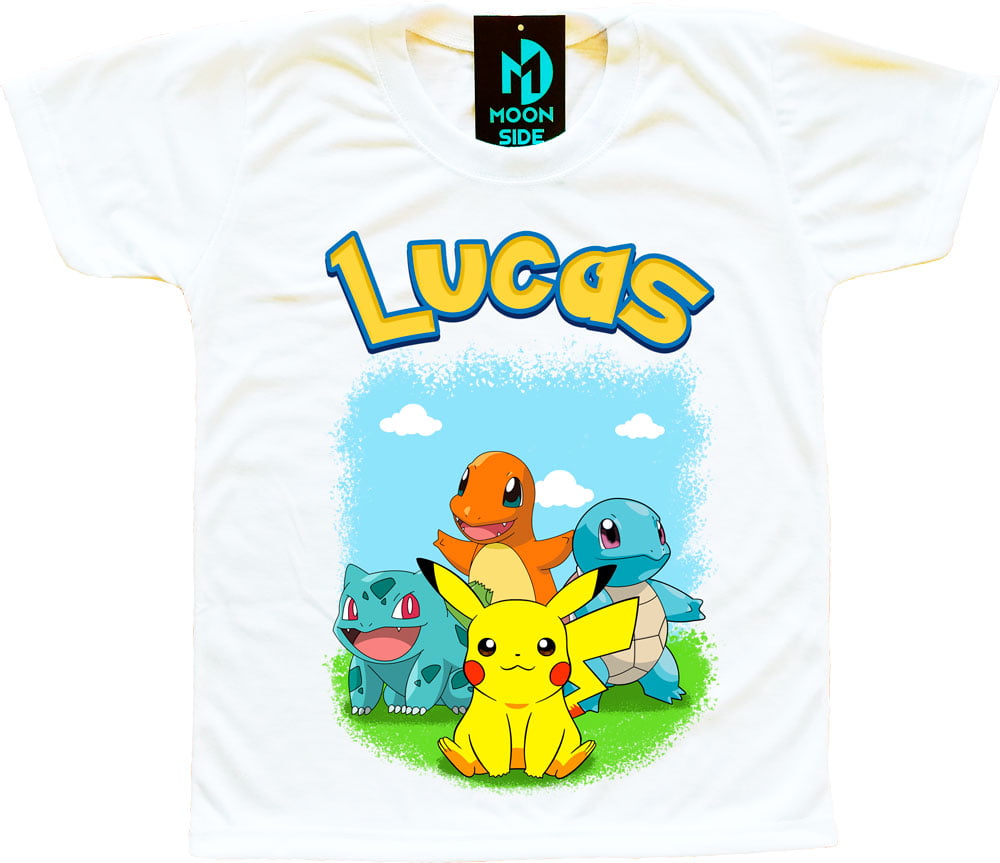 Camiseta Pokemón personalizada