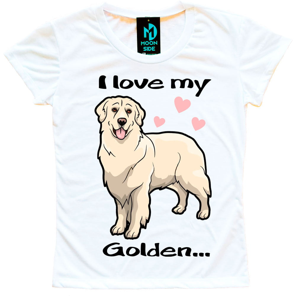 Camiseta Love My Pet  - Golden Retriever