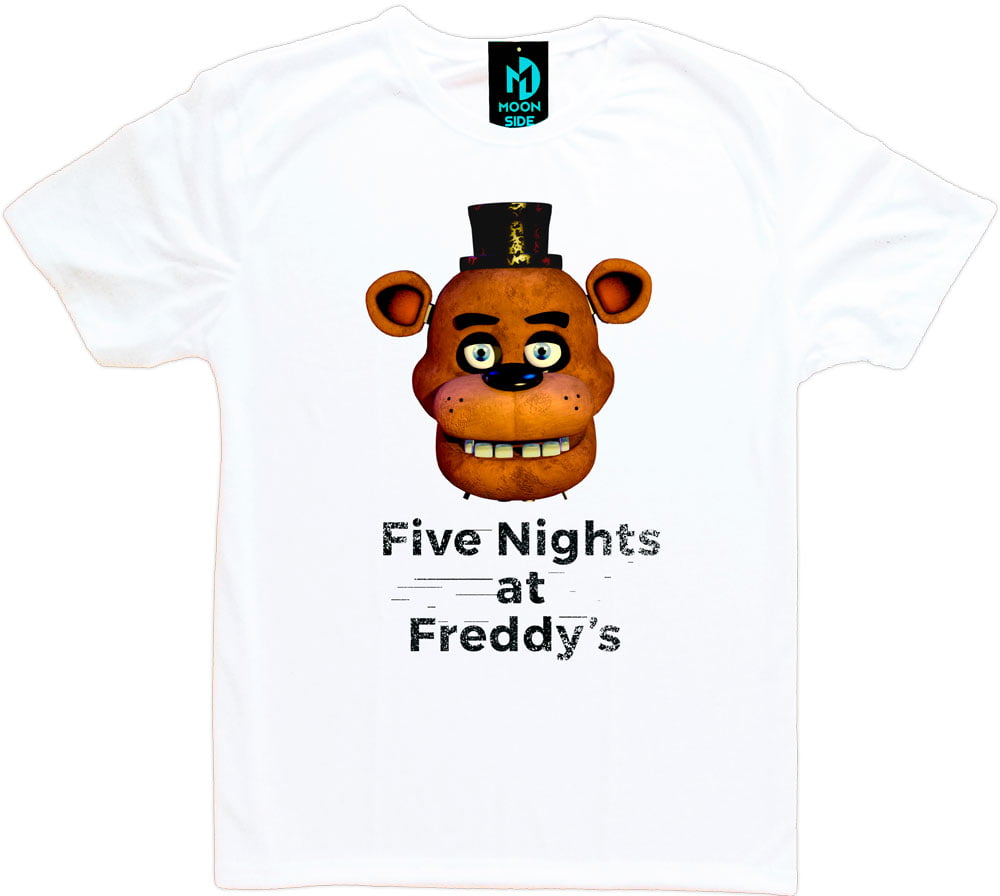 Camiseta Tradicional Fnaf Five Night At Freddys Filme