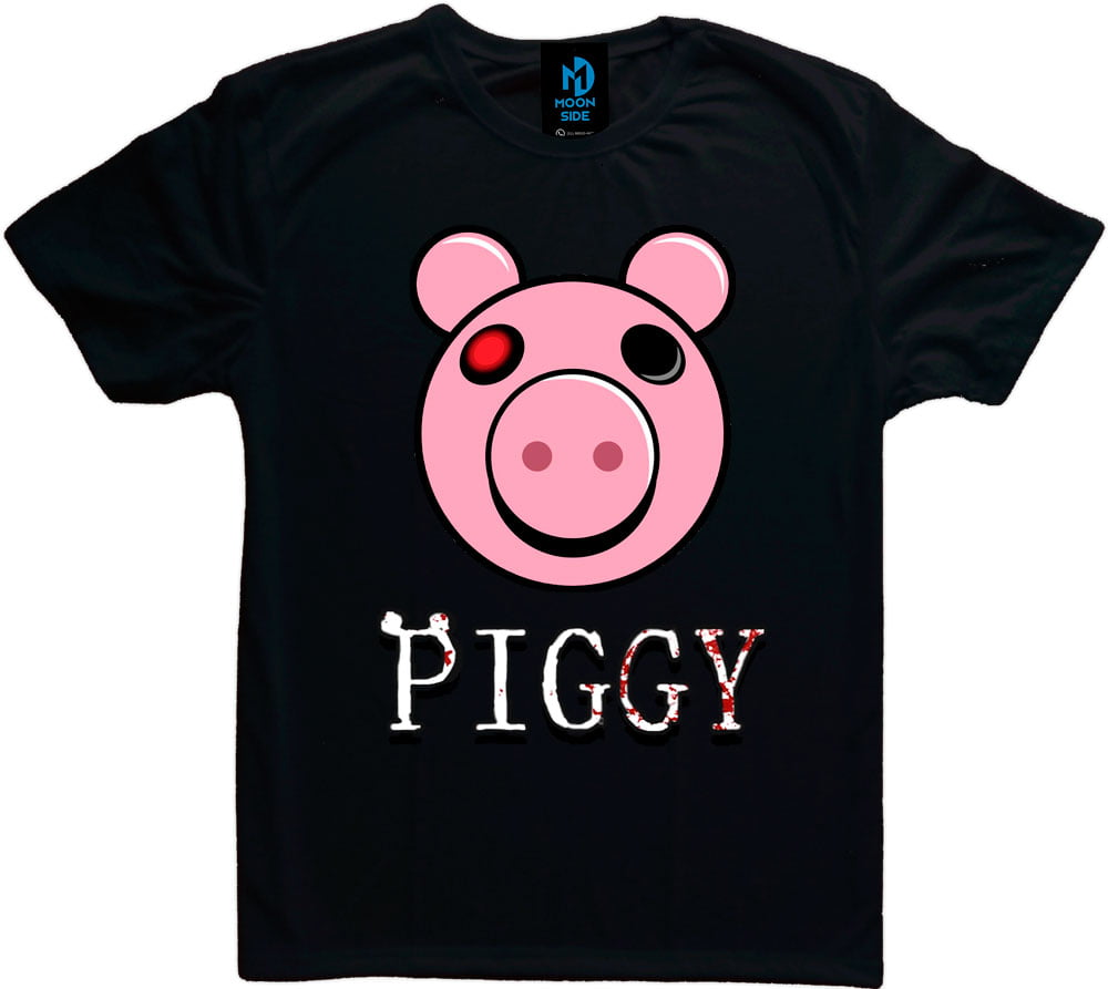 Camiseta preta piggy roblox