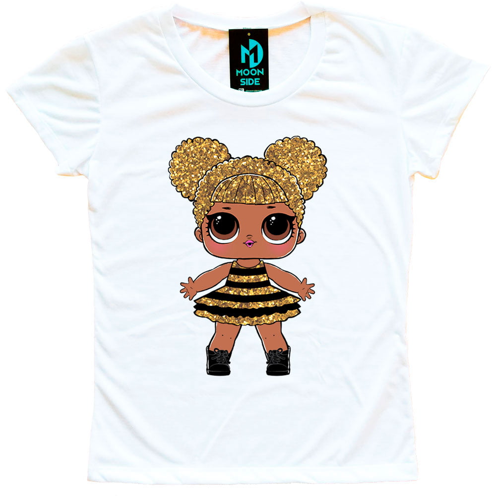 Camiseta Boneca Lol Surprise Queen Bee - Adulto