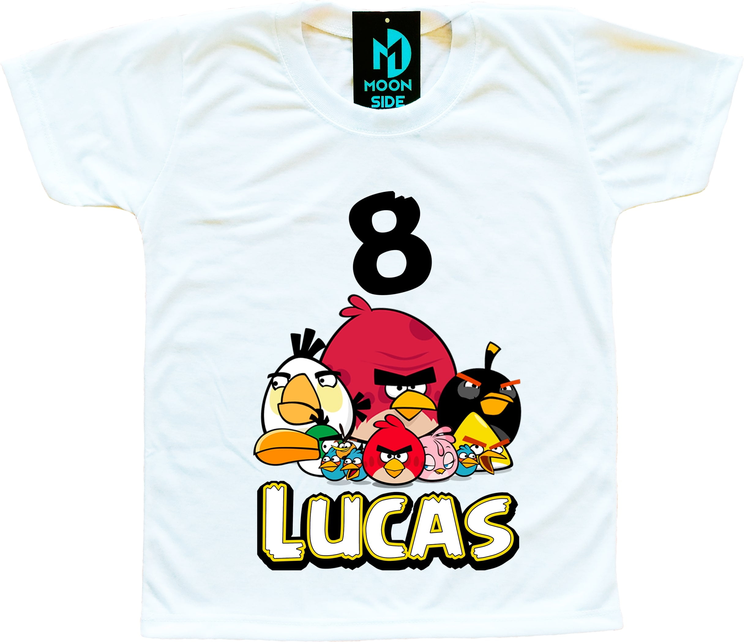 camiseta angry birds personalizada aniversário