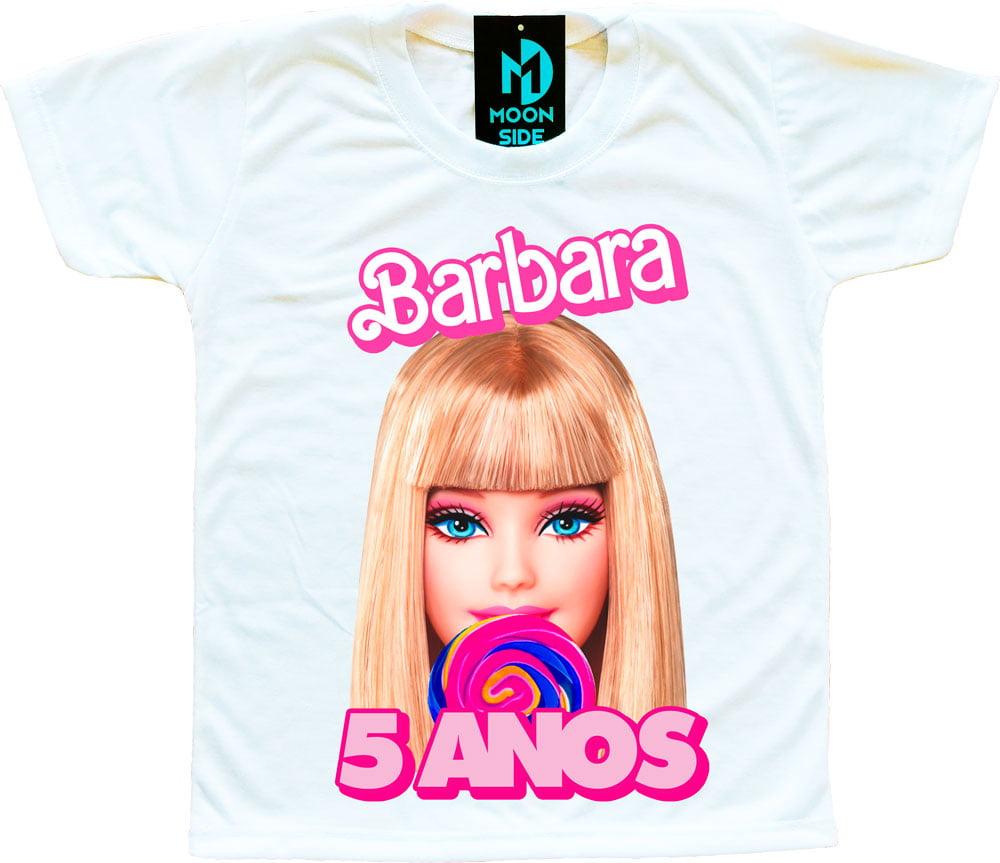 Camiseta Barbie personalizada