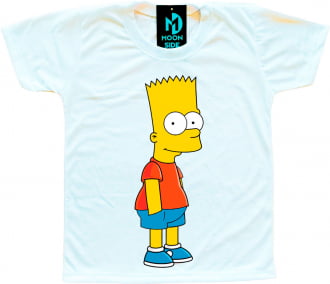 Camiseta Infantil Os Simpson's Bart Simpson