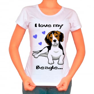 Camiseta Love My Pet  - Beagle