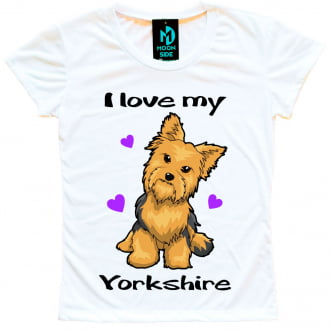 Camiseta Love My Pet - Yorkshire