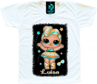 Camiseta Boneca Lol Surprise Luxe - Personalizada