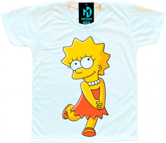 Camiseta Infantil Os Simpson's Lisa Simpson