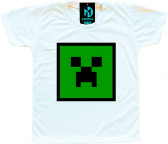 Kit 4 Camisetas Minecraft infantil