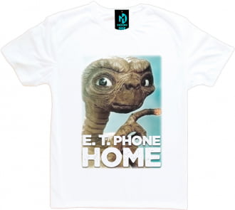 camiseta e.t o extraterrestre