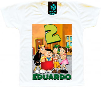 camiseta chaves aniversário