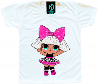 Camiseta Boneca Lol Surprise Diva - Série Glitter