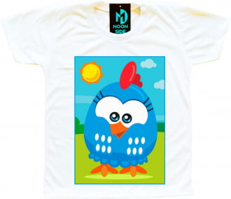 camiseta galinha pintadinha mini